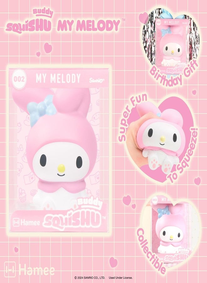 Hamee SquiSHU Buddy Hello Kitty and Friends My Melody, Cute Birthday Gift, Official Merchandise, Toys for Kids & Adult, Model Jumbo Squishy for Collectors - Image 2